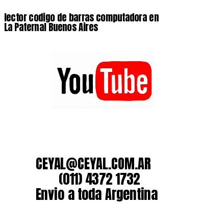 lector codigo de barras computadora en La Paternal Buenos Aires