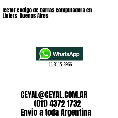 lector codigo de barras computadora en Liniers  Buenos Aires