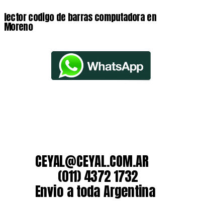 lector codigo de barras computadora en Moreno