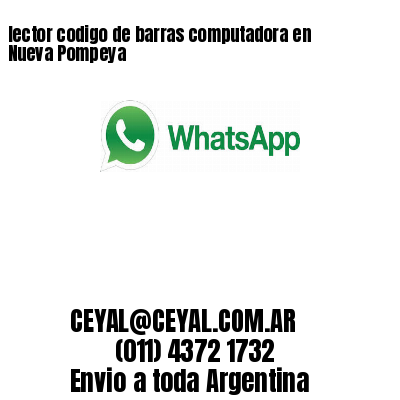 lector codigo de barras computadora en Nueva Pompeya