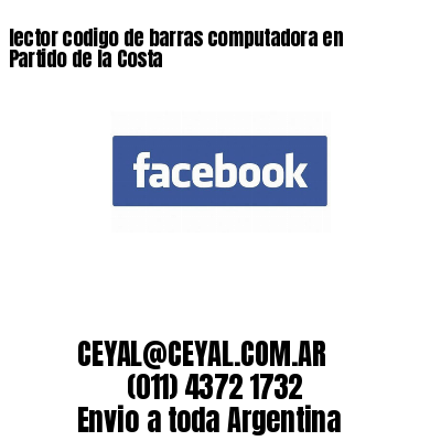 lector codigo de barras computadora en Partido de la Costa