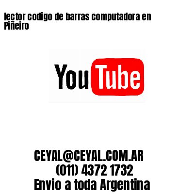 lector codigo de barras computadora en Piñeiro