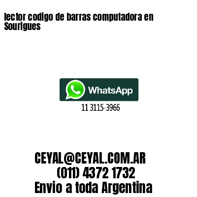lector codigo de barras computadora en Sourigues