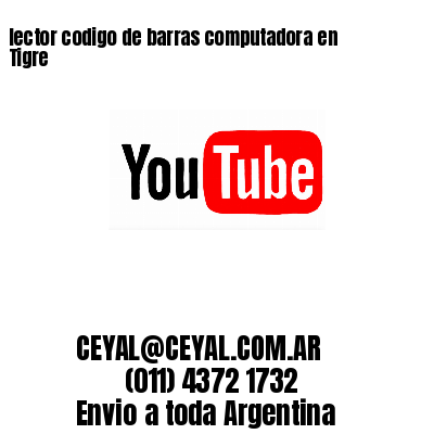 lector codigo de barras computadora en Tigre