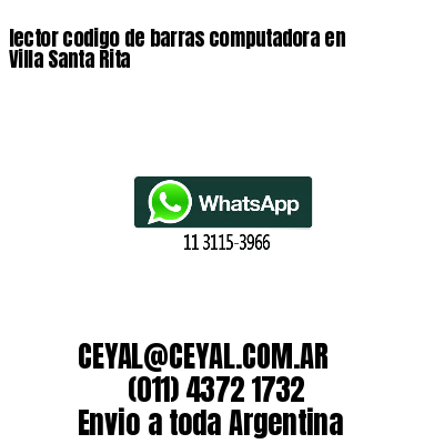 lector codigo de barras computadora en Villa Santa Rita