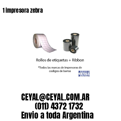 1 impresora zebra