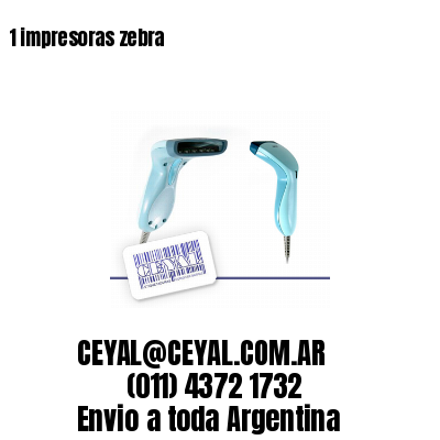 1 impresoras zebra
