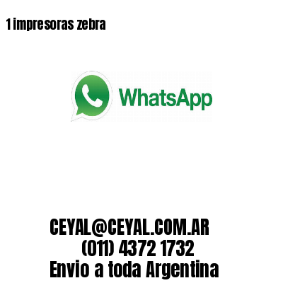 1 impresoras zebra