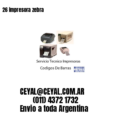 26 impresora zebra