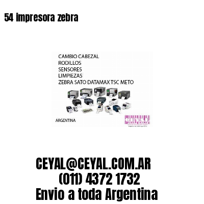 54 impresora zebra