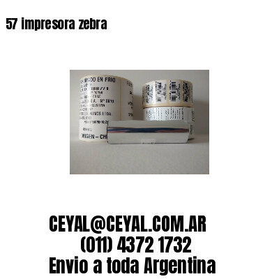 57 impresora zebra