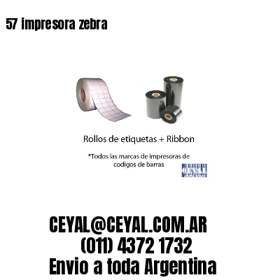 57 impresora zebra