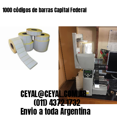 1000 códigos de barras Capital Federal