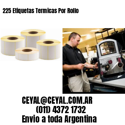 225 Etiquetas Termicas Por Rollo
