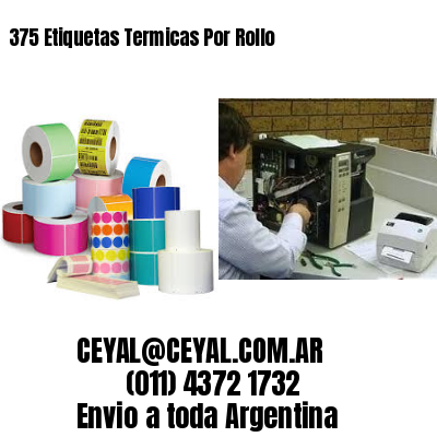 375 Etiquetas Termicas Por Rollo