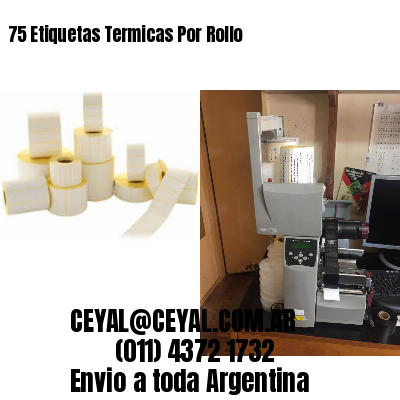 75 Etiquetas Termicas Por Rollo