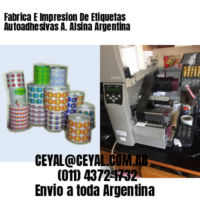 Fabrica E Impresion De Etiquetas Autoadhesivas A. Alsina Argentina