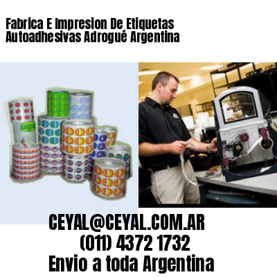 Fabrica E Impresion De Etiquetas Autoadhesivas Adrogué Argentina