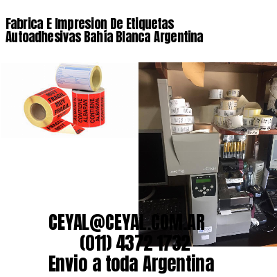 Fabrica E Impresion De Etiquetas Autoadhesivas Bahía Blanca Argentina