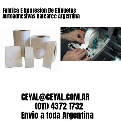 Fabrica E Impresion De Etiquetas Autoadhesivas Balcarce Argentina