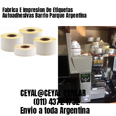 Fabrica E Impresion De Etiquetas Autoadhesivas Barrio Parque Argentina