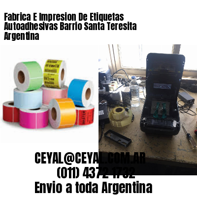 Fabrica E Impresion De Etiquetas Autoadhesivas Barrio Santa Teresita Argentina