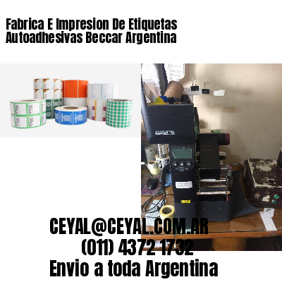 Fabrica E Impresion De Etiquetas Autoadhesivas Beccar Argentina