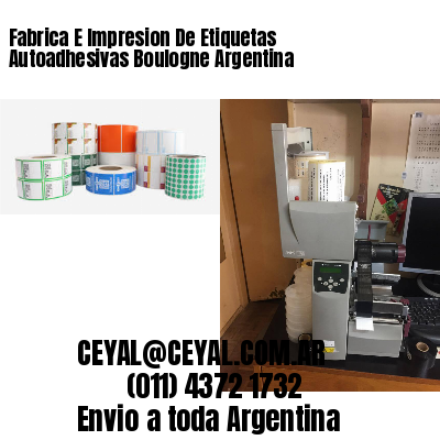 Fabrica E Impresion De Etiquetas Autoadhesivas Boulogne Argentina
