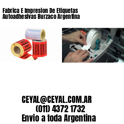 Fabrica E Impresion De Etiquetas Autoadhesivas Burzaco Argentina