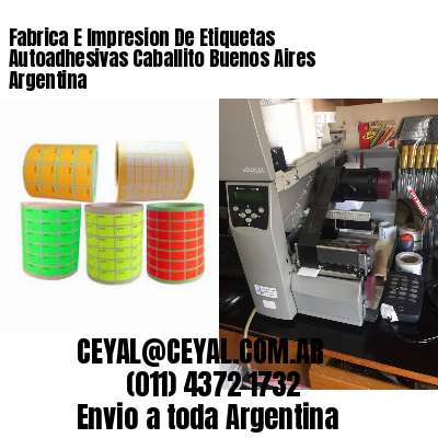 Fabrica E Impresion De Etiquetas Autoadhesivas Caballito Buenos Aires Argentina