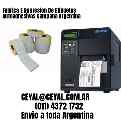 Fabrica E Impresion De Etiquetas Autoadhesivas Campana Argentina