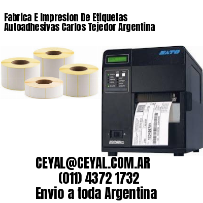 Fabrica E Impresion De Etiquetas Autoadhesivas Carlos Tejedor Argentina