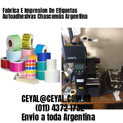 Fabrica E Impresion De Etiquetas Autoadhesivas Chascomús Argentina