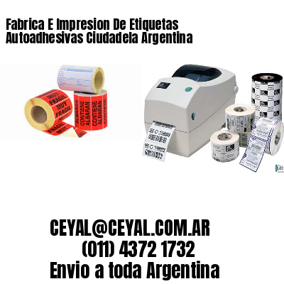 Fabrica E Impresion De Etiquetas Autoadhesivas Ciudadela Argentina