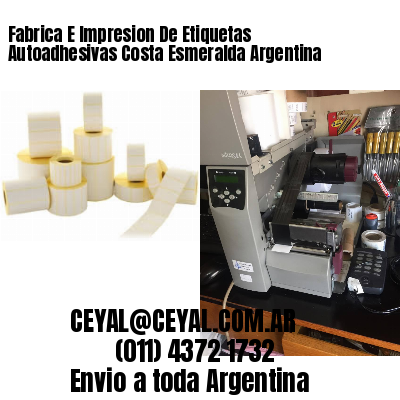 Fabrica E Impresion De Etiquetas Autoadhesivas Costa Esmeralda Argentina