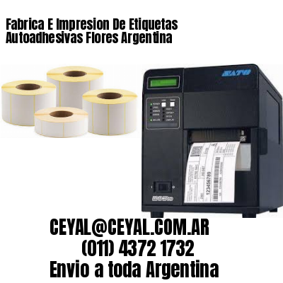 Fabrica E Impresion De Etiquetas Autoadhesivas Flores Argentina