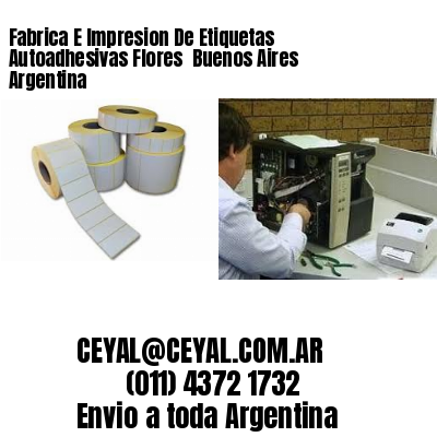 Fabrica E Impresion De Etiquetas Autoadhesivas Flores  Buenos Aires Argentina