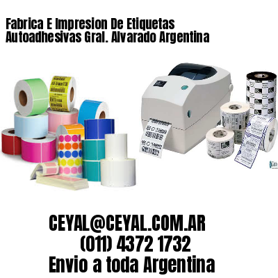 Fabrica E Impresion De Etiquetas Autoadhesivas Gral. Alvarado Argentina