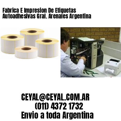 Fabrica E Impresion De Etiquetas Autoadhesivas Gral. Arenales Argentina