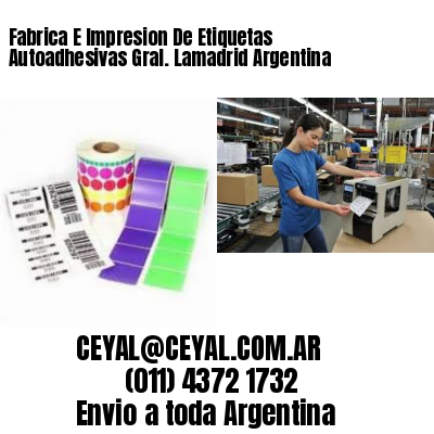 Fabrica E Impresion De Etiquetas Autoadhesivas Gral. Lamadrid Argentina