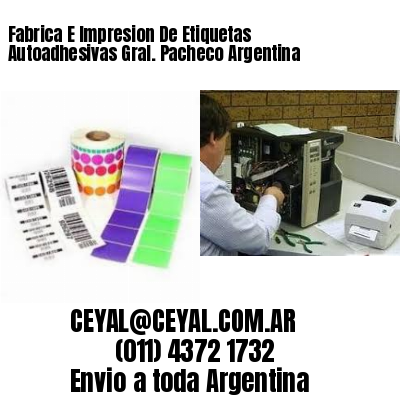 Fabrica E Impresion De Etiquetas Autoadhesivas Gral. Pacheco Argentina