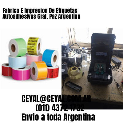 Fabrica E Impresion De Etiquetas Autoadhesivas Gral. Paz Argentina
