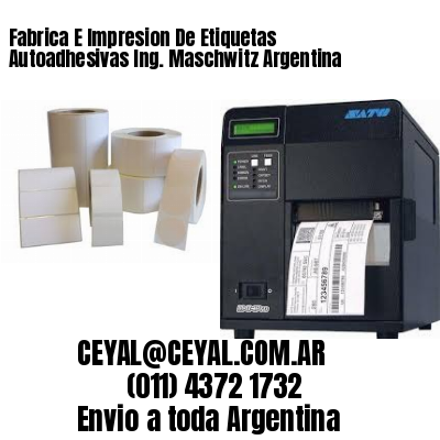 Fabrica E Impresion De Etiquetas Autoadhesivas Ing. Maschwitz Argentina