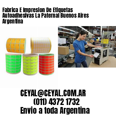 Fabrica E Impresion De Etiquetas Autoadhesivas La Paternal Buenos Aires Argentina