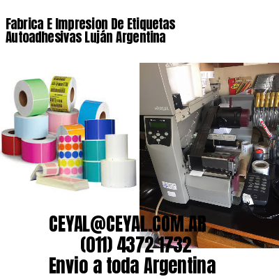 Fabrica E Impresion De Etiquetas Autoadhesivas Luján Argentina
