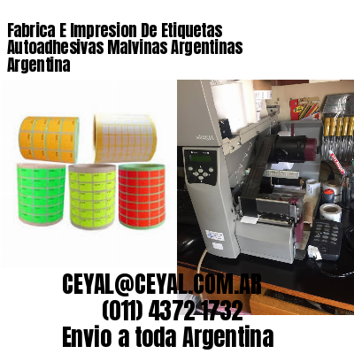 Fabrica E Impresion De Etiquetas Autoadhesivas Malvinas Argentinas Argentina