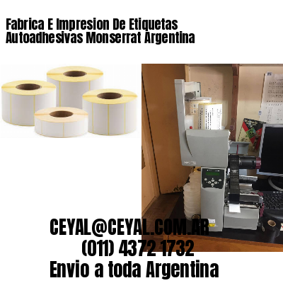 Fabrica E Impresion De Etiquetas Autoadhesivas Monserrat Argentina