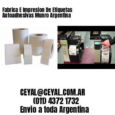 Fabrica E Impresion De Etiquetas Autoadhesivas Munro Argentina