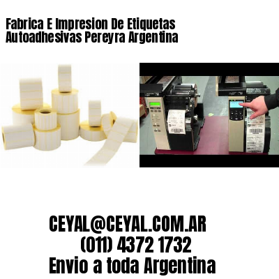 Fabrica E Impresion De Etiquetas Autoadhesivas Pereyra Argentina