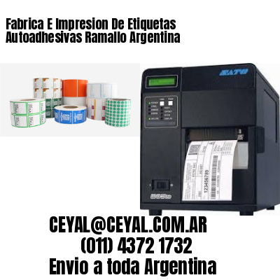 Fabrica E Impresion De Etiquetas Autoadhesivas Ramallo Argentina